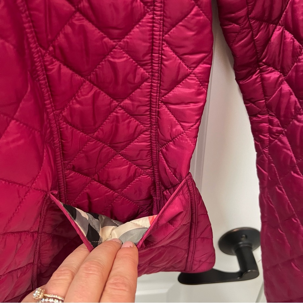 Burberry Brit Red Quilted Jacket - Picture 7 of 16